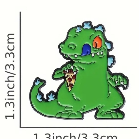 Rugrats Reptar Enamel Pin Nickelodeon Cartoon - Picture 4 of 4